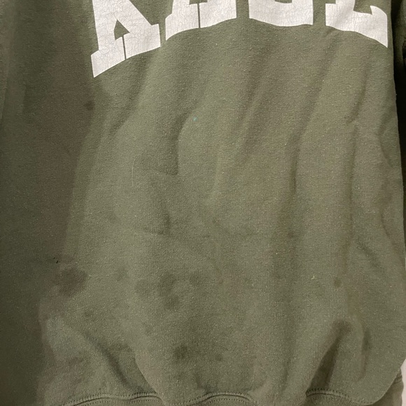 Green Kale Crew Neck Sweatshirt - Picture 4 of 4